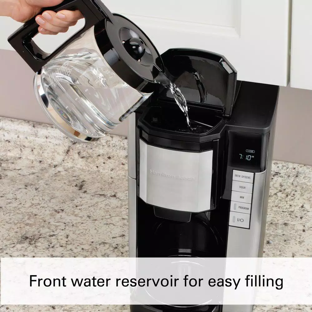 Hamilton Beach 12 Cup Programmable Easy Access Plus Coffee Maker Coffee Makers Hamilton Beach 12 Cup Programmable Easy Access Plus Coffee Maker -Costway Shop black hamilton beach drip coffee makers 46381 1f 1000