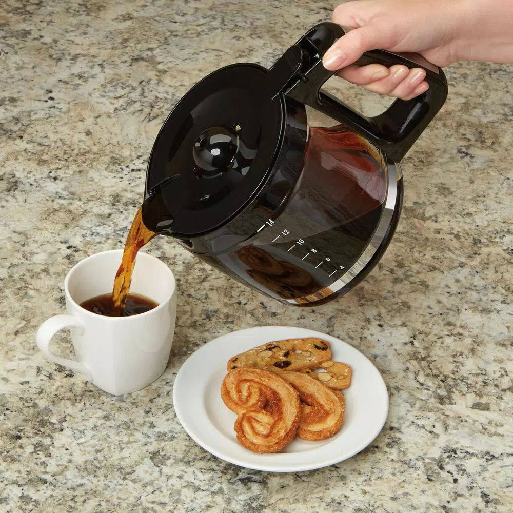 Hamilton Beach 14-Cup Black Programmable Front-Fill Coffee Maker Coffee Makers Hamilton Beach 14-Cup Black Programmable Front-Fill Coffee Maker -Costway Shop black hamilton beach drip coffee makers 46390 31 1000