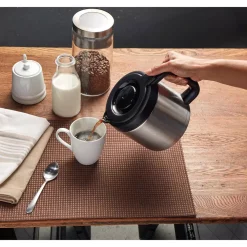 Coffee Makers Hamilton Beach 12-Cup Black Programmable Front-Fill Coffee Maker With Thermal Carafe 9 Coffee Makers Hamilton Beach 12-Cup Black Programmable Front-Fill Coffee Maker With Thermal Carafe -Costway Shop black hamilton beach drip coffee makers 46391 31 1000