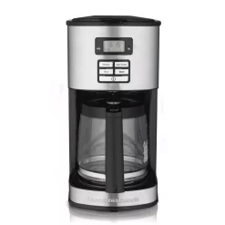 Coffee Makers Hamilton Beach 12-Cup Black Programmable Coffee Maker With Automatic Shut-Off 8 Coffee Makers Hamilton Beach 12-Cup Black Programmable Coffee Maker With Automatic Shut-Off -Costway Shop black hamilton beach drip coffee makers 49618 1f 1000