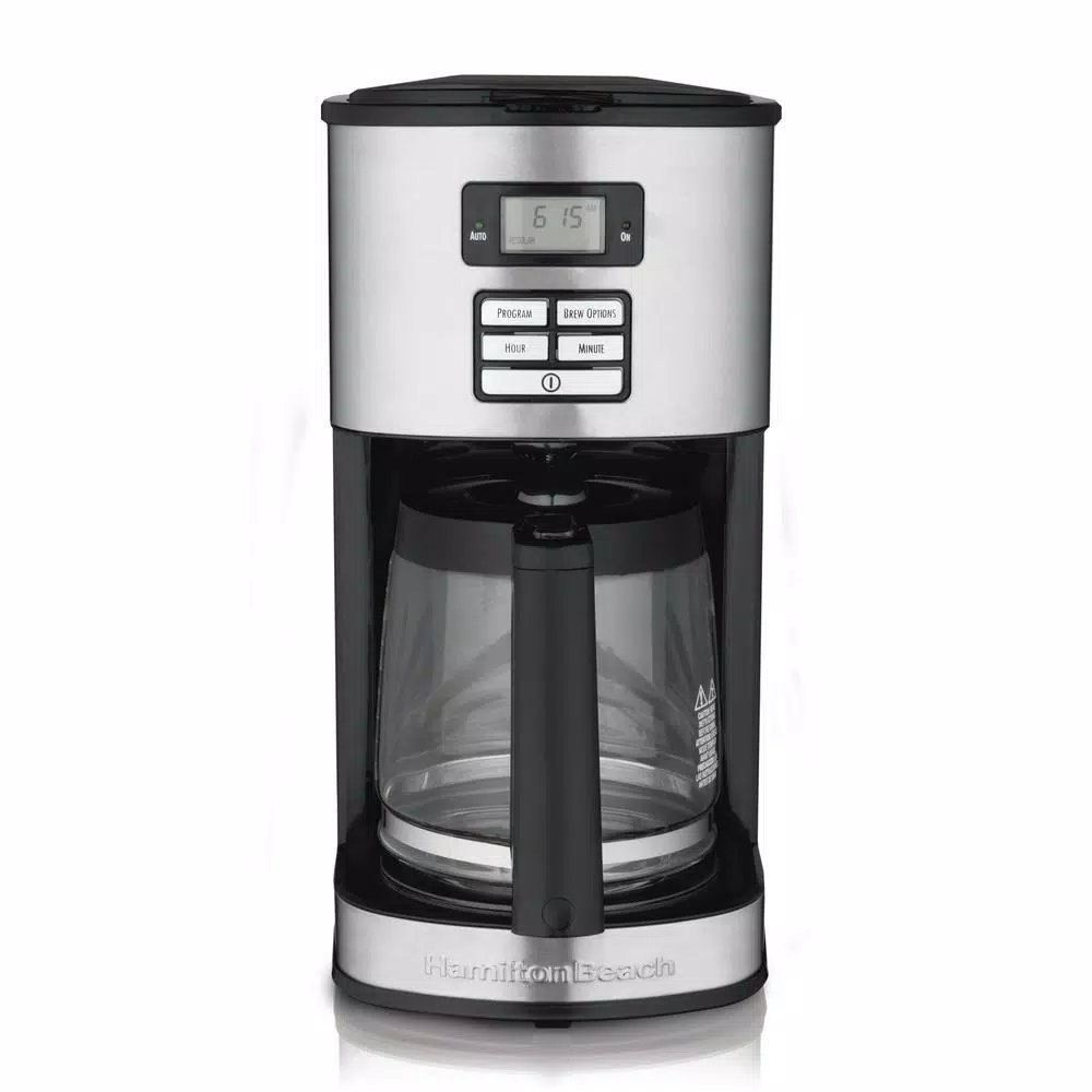 Coffee Makers Hamilton Beach 12-Cup Black Programmable Coffee Maker With Automatic Shut-Off 5 Coffee Makers Hamilton Beach 12-Cup Black Programmable Coffee Maker With Automatic Shut-Off - Image 3