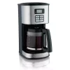 Coffee Makers Hamilton Beach 12-Cup Black Programmable Coffee Maker With Automatic Shut-Off -Costway Shop black hamilton beach drip coffee makers 49618 64 1000