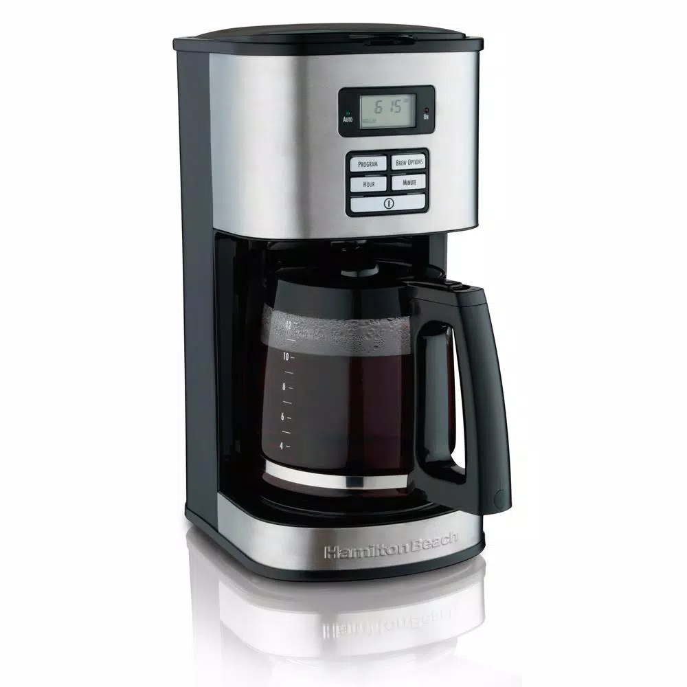 Coffee Makers Hamilton Beach 12-Cup Black Programmable Coffee Maker With Automatic Shut-Off 3 Coffee Makers Hamilton Beach 12-Cup Black Programmable Coffee Maker With Automatic Shut-Off