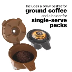 Coffee Makers Hamilton Beach Flex Brew 2-Way 10-Cup Black Drip Coffee Maker With Thermal Carafe 7 Coffee Makers Hamilton Beach Flex Brew 2-Way 10-Cup Black Drip Coffee Maker With Thermal Carafe -Costway Shop black hamilton beach drip coffee makers 49966 44 1000