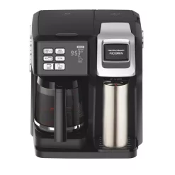Coffee Makers Hamilton Beach FlexBrew 12-Cup Black Drip Coffee Maker With Built-In Timer -Costway Shop black hamilton beach drip coffee makers 49976 4f 1000
