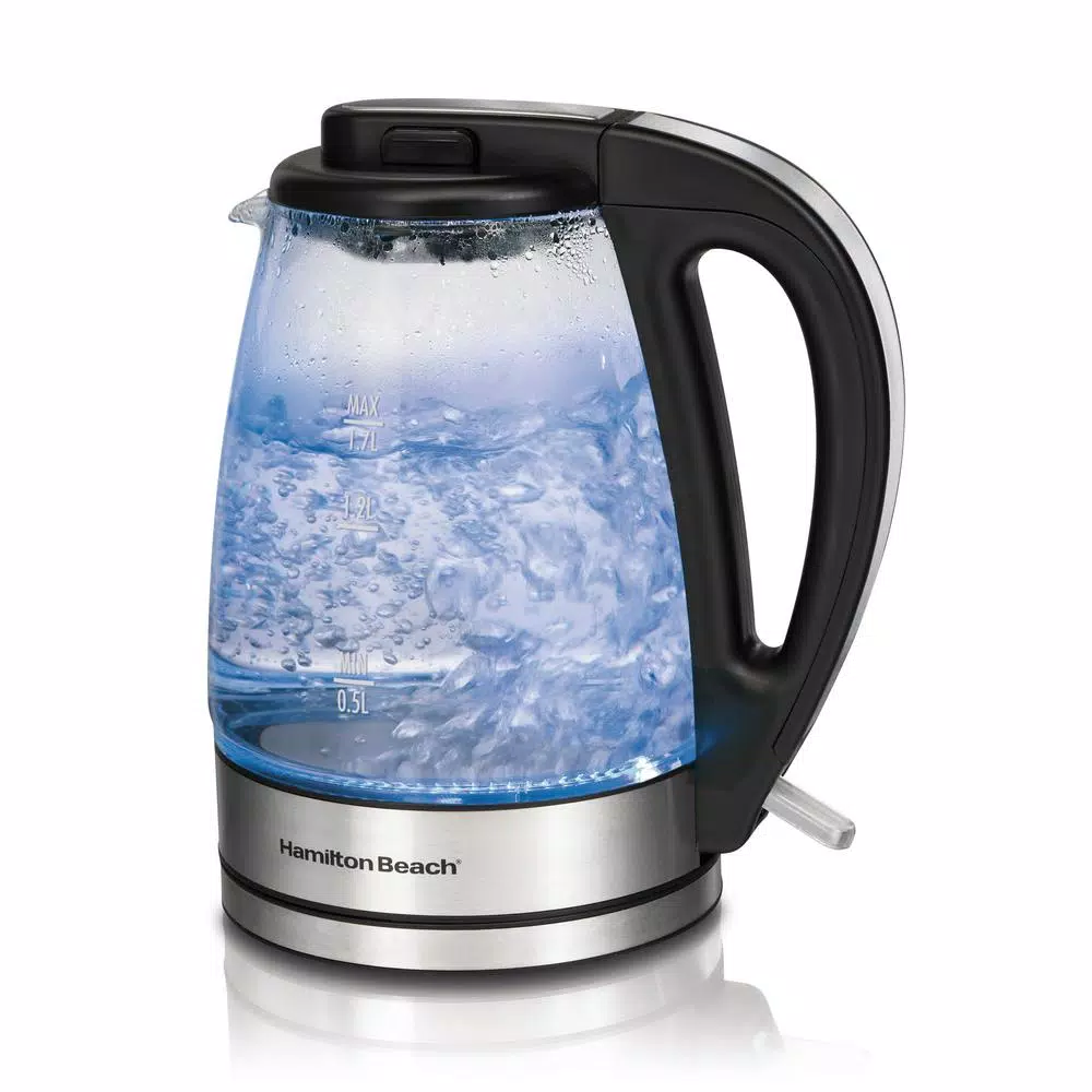 Hamilton Beach 7-Cup Black Glass Kettle Electric Electric Kettles Hamilton Beach 7-Cup Black Glass Kettle Electric -Costway Shop black hamilton beach electric kettles 40865 64 1000
