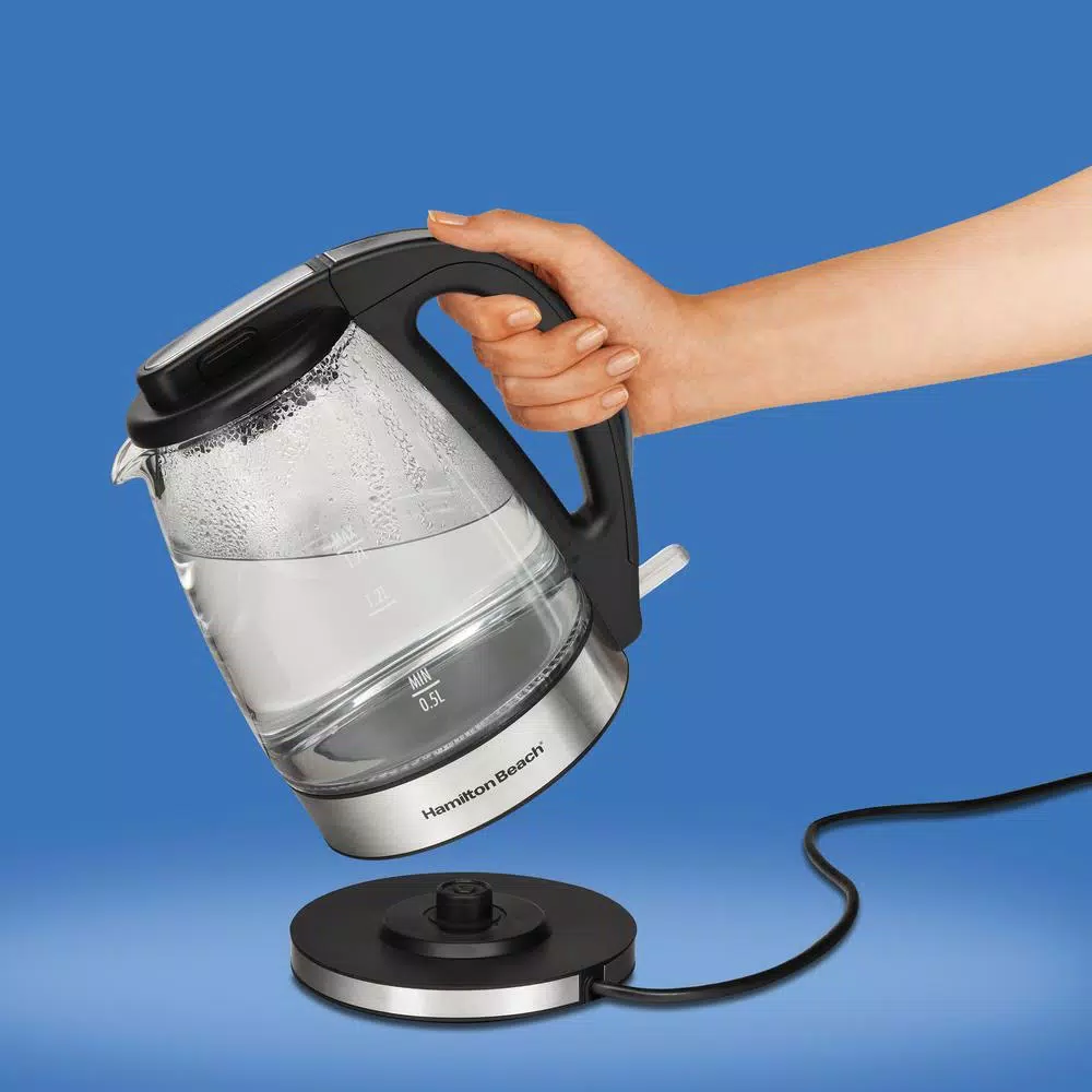 Hamilton Beach 7-Cup Black Glass Kettle Electric Electric Kettles Hamilton Beach 7-Cup Black Glass Kettle Electric -Costway Shop black hamilton beach electric kettles 40865 c3 1000