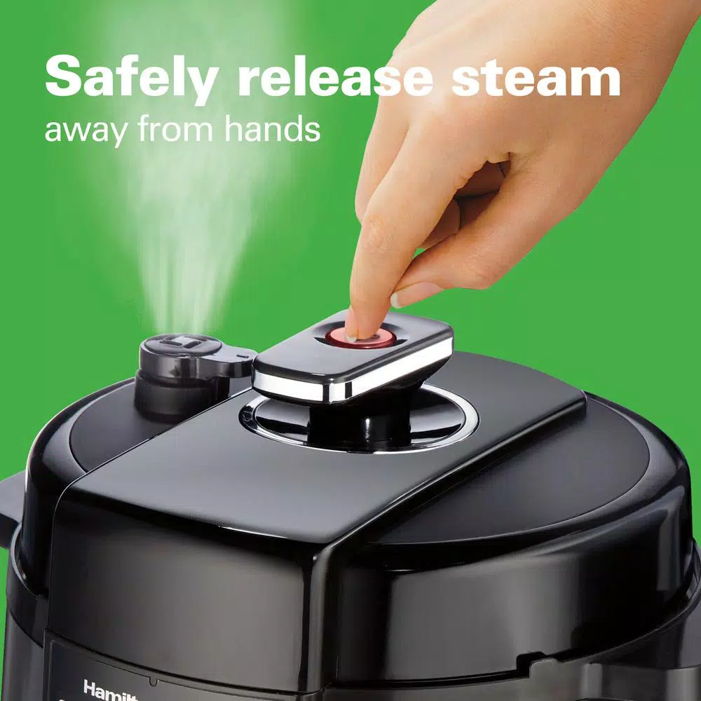 Hamilton Beach Multi-Function 6 Qt. Black Electric Pressure Cooker Cookers Hamilton Beach Multi-Function 6 Qt. Black Electric Pressure Cooker -Costway Shop black hamilton beach electric pressure cookers 34501 4f 1000