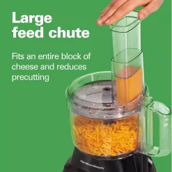 Food Processing Hamilton Beach 8-Cup 2-Speed Black Food Processor And Vegetable Chopper -Costway Shop black hamilton beach food processors 70740 1f 1000
