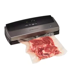 Food Processing Hamilton Beach Nutrifresh Black Food Vacuum Sealer With Extended Seal -Costway Shop black hamilton beach food vacuum sealers 78214 1f 1000