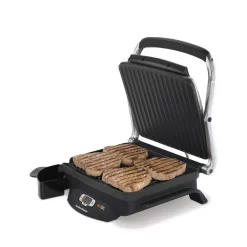 Electric Skillets & Indoor Grills Hamilton Beach Steak Lover’s 100 Sq. In. Black Indoor Grill With Lid -Costway Shop black hamilton beach indoor grills 25331 c3 1000