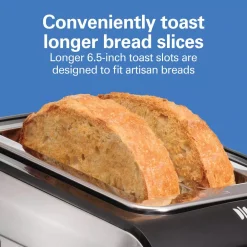 Toasters Hamilton Beach Expert Toast 900 W 2-Slice Black And Stainless Steel Wide Slot Toaster 5 Toasters Hamilton Beach Expert Toast 900 W 2-Slice Black And Stainless Steel Wide Slot Toaster -Costway Shop black hamilton beach pop up toasters 22994 1f 1000
