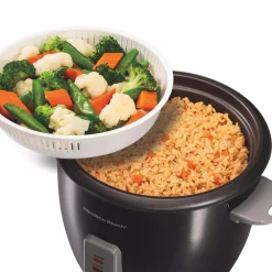 Cookers Hamilton Beach 16-Cup Black Rice Cooker 6 Cookers Hamilton Beach 16-Cup Black Rice Cooker -Costway Shop black hamilton beach rice cookers 37517 31 1000