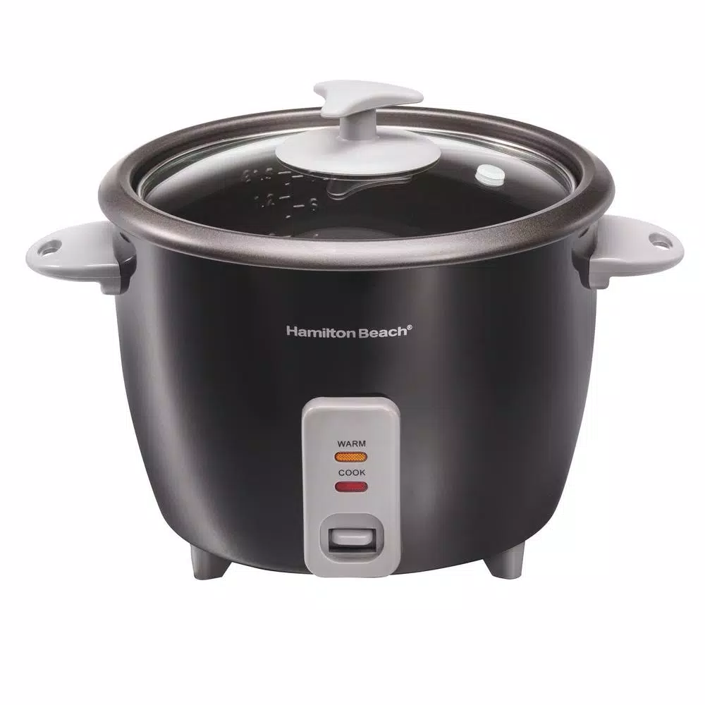 Hamilton Beach 16-Cup Black Rice Cooker Cookers Hamilton Beach 16-Cup Black Rice Cooker -Costway Shop black hamilton beach rice cookers 37517 64 1000