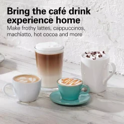 Coffee Makers Hamilton Beach Flexbrew 1-Cup Black Single Serve Coffee Maker With Milk Frother -Costway Shop black hamilton beach single serve coffee makers 49949 4f 1000