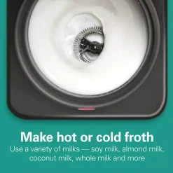 Coffee Makers Hamilton Beach Flexbrew 1-Cup Black Single Serve Coffee Maker With Milk Frother -Costway Shop black hamilton beach single serve coffee makers 49949 fa 1000