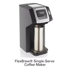 Coffee Makers Hamilton Beach FlexBrew Black Single Serve Coffee Maker -Costway Shop black hamilton beach single serve coffee makers 49974 40 1000