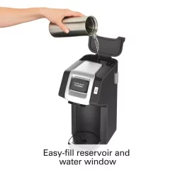 Coffee Makers Hamilton Beach FlexBrew Black Single Serve Coffee Maker -Costway Shop black hamilton beach single serve coffee makers 49974 4f 1000