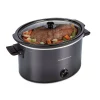 Cookers Hamilton Beach 10 Qt. Black Slow Cooker With Folding Handles -Costway Shop black hamilton beach slow cookers 33191 64 1000