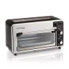 Toasters Hamilton Beach Toastation 1300 W 2-Slice Black And Gray Toaster Oven With Top Toasting Slot -Costway Shop black hamilton beach toaster ovens 22723 64 1000