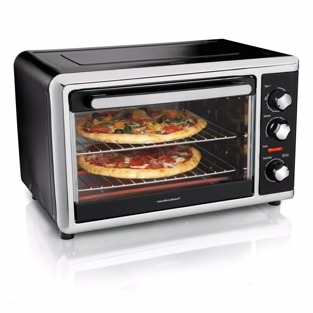 Hamilton Beach Countertop Toaster Oven Black with Convection and Rotisserie Toasters Hamilton Beach Countertop Toaster Oven Black With Convection And Rotisserie -Costway Shop black hamilton beach toaster ovens 31105d 64 1000
