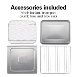 Toasters Hamilton Beach 1800 W 6-Slice Black Digital Air Fry Toaster Oven 7 Toasters Hamilton Beach 1800 W 6-Slice Black Digital Air Fry Toaster Oven -Costway Shop black hamilton beach toaster ovens 31220 fa 1000