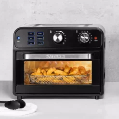Air Fryers KALORIK 22 Qt. Black Digital Air Fryer Toaster Oven -Costway Shop black kalorik air fryers afo 46110 bk 31 1000
