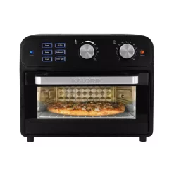 Air Fryers KALORIK 22 Qt. Black Digital Air Fryer Toaster Oven -Costway Shop black kalorik air fryers afo 46110 bk 44 1000