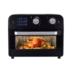 Air Fryers KALORIK 22 Qt. Black Digital Air Fryer Toaster Oven -Costway Shop black kalorik air fryers afo 46110 bk 4f 1000