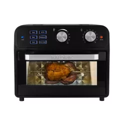 Air Fryers KALORIK 22 Qt. Black Digital Air Fryer Toaster Oven -Costway Shop black kalorik air fryers afo 46110 bk fa 1000
