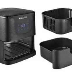 Air Fryers KALORIK 3.5 Qt. Matte Black Digital Air Fryer -Costway Shop black kalorik air fryers ft 45103 bk 1f 1000