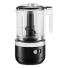 Food Processing KitchenAid Cordless 5-Cup Black Matte Food Chopper -Costway Shop black matte kitchenaid food processors kfcb519bm 64 1000