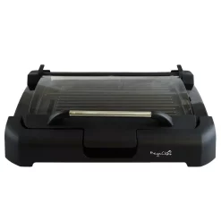 Electric Skillets & Indoor Grills MegaChef 165 Sq. In. Black Reversible Indoor Grill And Griddle With Removable Lid -Costway Shop black megachef indoor grills 985101713m 76 1000