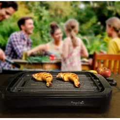 Electric Skillets & Indoor Grills MegaChef 165 Sq. In. Black Reversible Indoor Grill And Griddle 7 Electric Skillets & Indoor Grills MegaChef 165 Sq. In. Black Reversible Indoor Grill And Griddle -Costway Shop black megachef indoor grills 985101714m fa 1000