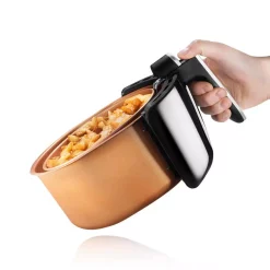 Air Fryers Gotham Steel 4 Qt. (3.8 L) Ti-Cerama Coating Non-Stick Digital Air Fryer -Costway Shop black non stick gotham steel air fryers 2356 4f 1000