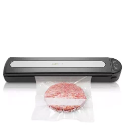 Food Processing NutriChef White Kitchen Food Vacuum Sealer – Compact Electric Air Sealing Preserver System With Reusable Vacuum Food Bags 5 Food Processing NutriChef White Kitchen Food Vacuum Sealer – Compact Electric Air Sealing Preserver System With Reusable Vacuum Food Bags -Costway Shop black nutrichef food vacuum sealers pkvs15bk 1f 1000