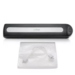 Food Processing NutriChef White Kitchen Food Vacuum Sealer – Compact Electric Air Sealing Preserver System With Reusable Vacuum Food Bags 6 Food Processing NutriChef White Kitchen Food Vacuum Sealer – Compact Electric Air Sealing Preserver System With Reusable Vacuum Food Bags -Costway Shop black nutrichef food vacuum sealers pkvs15bk 44 1000