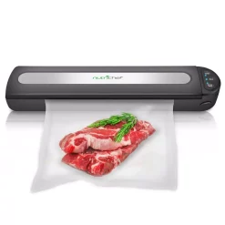 Food Processing NutriChef White Kitchen Food Vacuum Sealer – Compact Electric Air Sealing Preserver System With Reusable Vacuum Food Bags 8 Food Processing NutriChef White Kitchen Food Vacuum Sealer – Compact Electric Air Sealing Preserver System With Reusable Vacuum Food Bags -Costway Shop black nutrichef food vacuum sealers pkvs15bk 76 1000