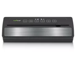 Food Processing NutriChef White With Reusable Vacuum Food Bags Automatic Food Vacuum Sealer Electric Air Sealing Preserver System