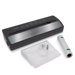 Food Processing NutriChef White With Reusable Vacuum Food Bags Automatic Food Vacuum Sealer Electric Air Sealing Preserver System 10 Food Processing NutriChef White With Reusable Vacuum Food Bags Automatic Food Vacuum Sealer Electric Air Sealing Preserver System -Costway Shop black nutrichef food vacuum sealers pkvs25bk 76 1000