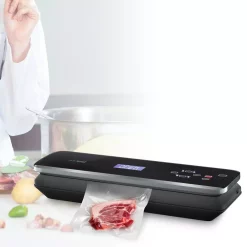 Food Processing NutriChef White With Soft Touch Digital Button Controls Food Vacuum Sealer Electric Air Sealing Preserver System 7 Food Processing NutriChef White With Soft Touch Digital Button Controls Food Vacuum Sealer Electric Air Sealing Preserver System -Costway Shop black nutrichef food vacuum sealers pkvs40bk fa 1000