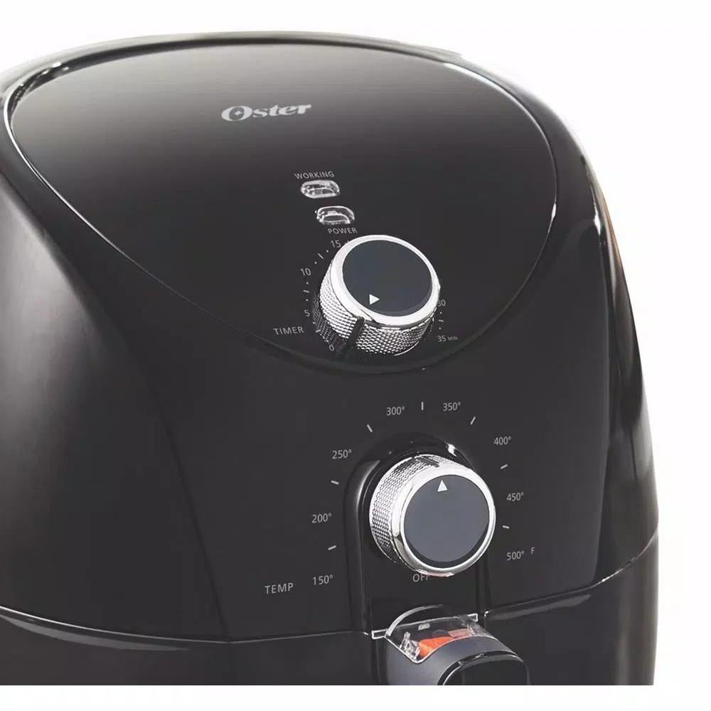 Oster 3.3 Qt. Black Titanium Infused DuraCeramic Air Fryer Air Fryers Oster 3.3 Qt. Black Titanium Infused DuraCeramic Air Fryer -Costway Shop black oster air fryers ckstaf32teco c3 1000