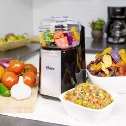 Food Processing Oster Oskar 2-in-1 2-Cup Single Speed Black Salad Prep And Food Processor -Costway Shop black oster food processors 985113382m 31 1000