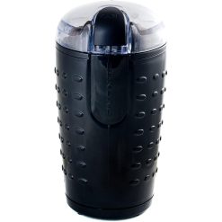 Coffee Makers Ovente 2.5 Oz. Black One-Touch Electric Coffee Grinder With Transparent Easy Open Lid And Stainless Steel Blades