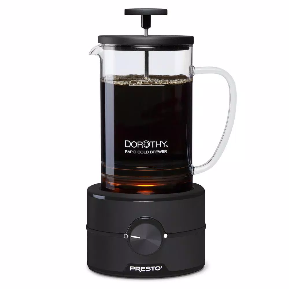 Presto Dorothy Rapid Cold Brew 5-Cup Black Coffeemaker Coffee Makers Presto Dorothy Rapid Cold Brew 5-Cup Black Coffeemaker -Costway Shop black presto drip coffee makers 02937 64 1000