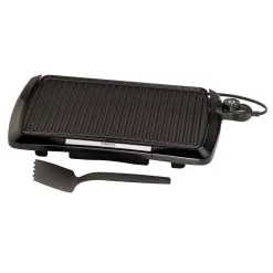 Electric Skillets & Indoor Grills Presto 160 Sq. In. Black Alumnium Cool Touch Indoor Grill