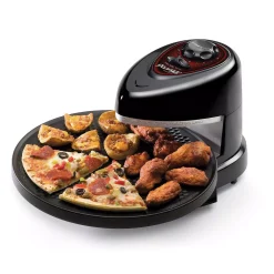 Toasters Presto Pizzazz Plus Rotating Pizza Oven 1235 Watts With Built-In Timer -Costway Shop black presto toaster ovens 03430 40 1000