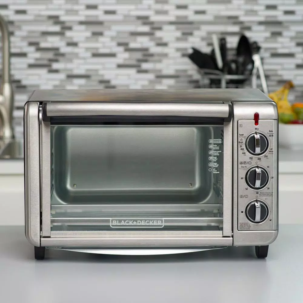 Toasters BLACK+DECKER 1500 W 6-Slice Black And Silver Convection Toaster Oven 4 Toasters BLACK+DECKER 1500 W 6-Slice Black And Silver Convection Toaster Oven - Image 2