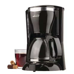 Coffee Makers Brentwood Appliances 12-Cup Black Coffee Maker And 16 Oz. Stainless Steel Vacuum-Insulated Coffee Thermos -Costway Shop black silver brentwood appliances drip coffee makers 843631123225 1f 1000