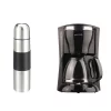Coffee Makers Brentwood Appliances 12-Cup Black Coffee Maker And 16 Oz. Stainless Steel Vacuum-Insulated Coffee Thermos -Costway Shop black silver brentwood appliances drip coffee makers 843631123225 64 1000